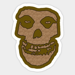 Crimson Ghost - Brown Halloween Pumpkins Sticker